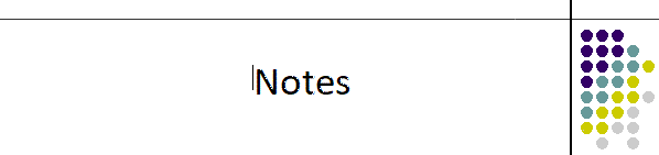 Notes